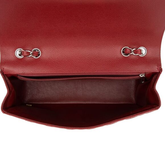 Chanel Caviar Leather Classic Jumbo Single Flap Bag - Picture 7 of 14